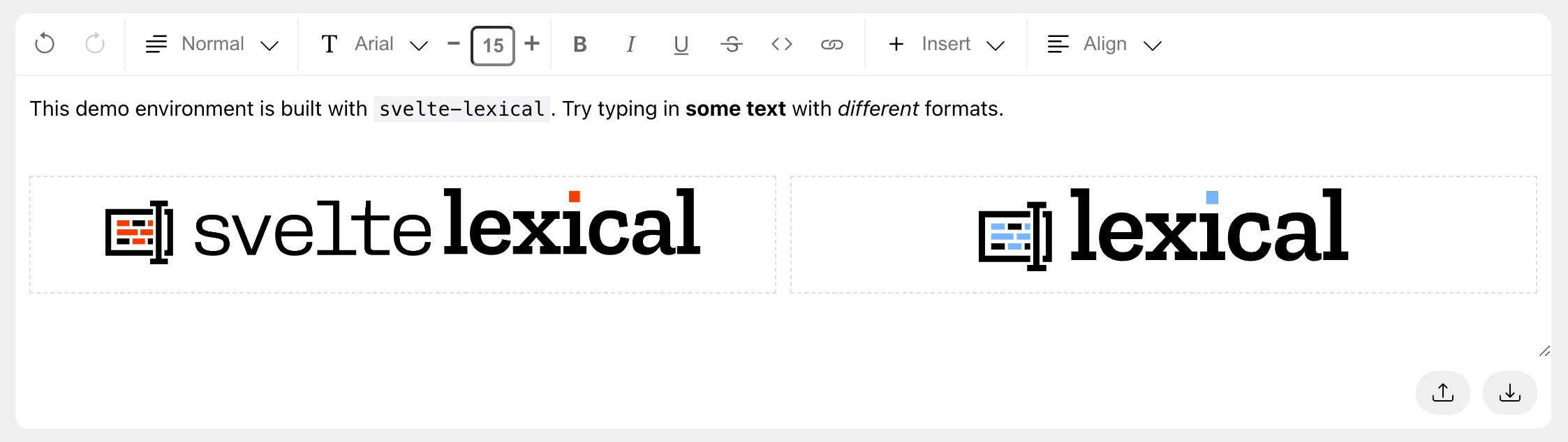 Column Layout - Logo side-by-side